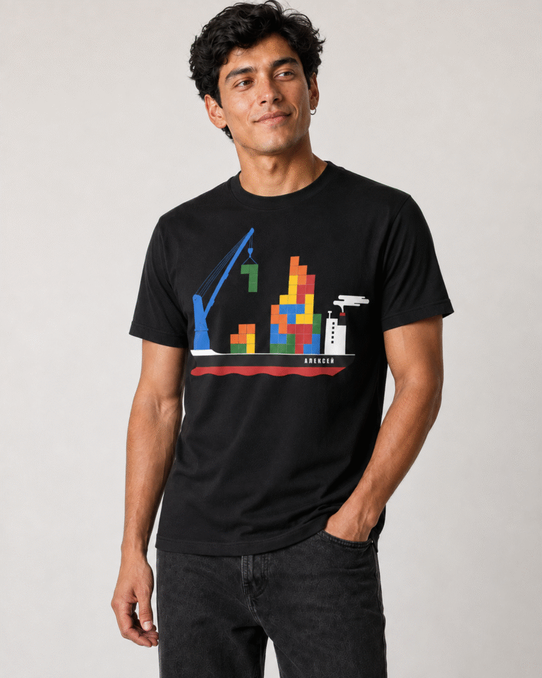 Carga Pixel - remera unisex, ejemplo calce Estándar