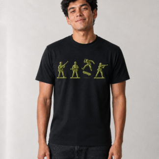 Escuadrón Kickflip - remera unisex, ejemplo calce Estándar
