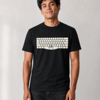 Pausa Espacial - remera unisex, ejemplo calce Estándar